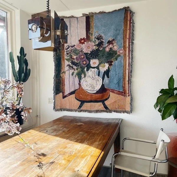Floral Vase Tapestry