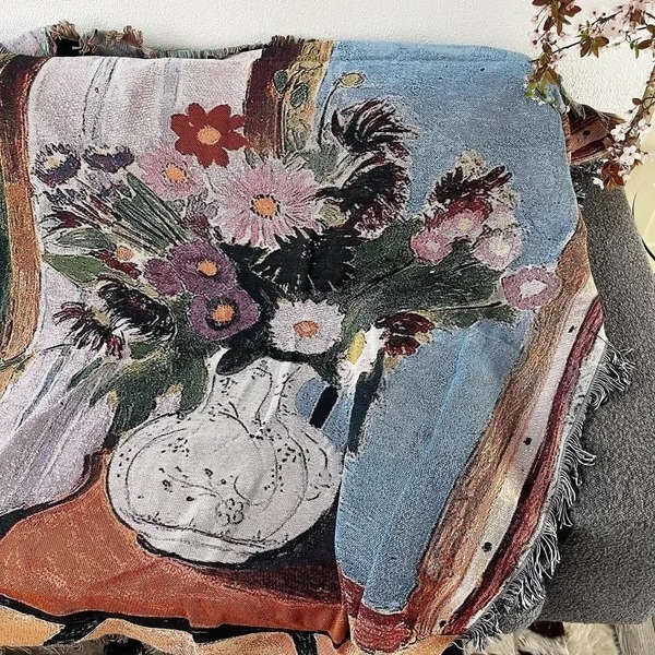 Floral Vase Tapestry