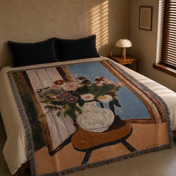Floral Vase Tapestry