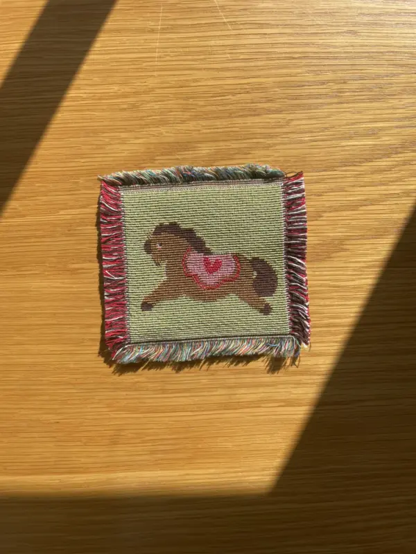 Mini Horse Woven Mat
