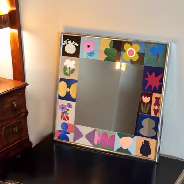 Floral Mosaic Mirror